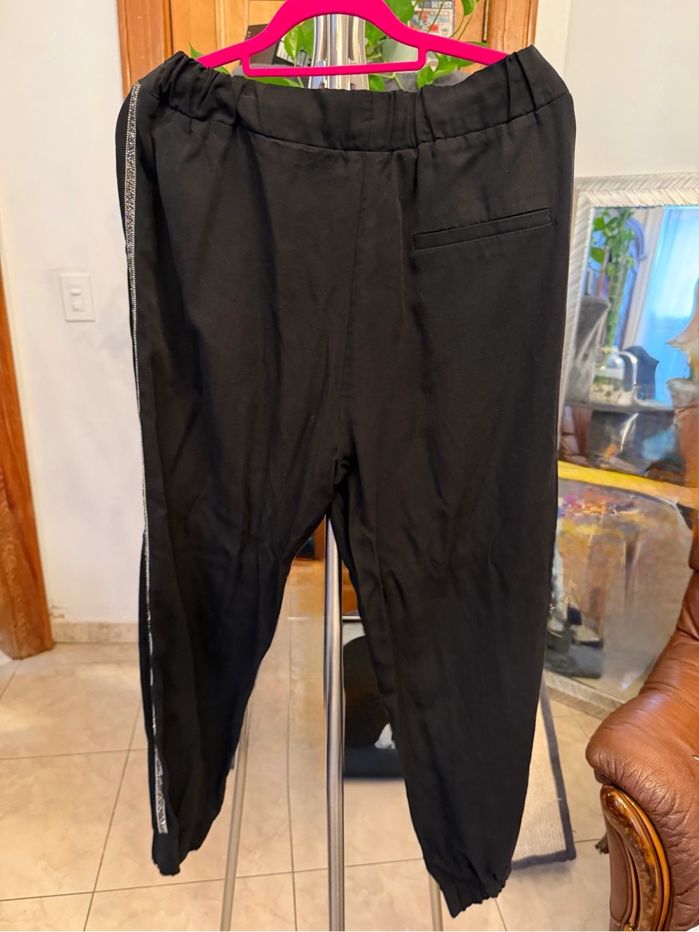 Zara Pants with Rhinestones